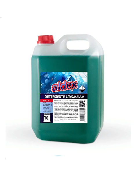 DETERGENTE LAVAVAJILLAS 10% x 5 LTS