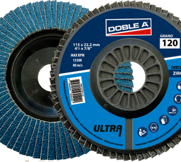 DISCO FLAP 115 ULTRA ZIR. RES.PLASTICO DOBLE A