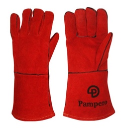 [0391] GUANTE SOLDADOR ROJO C/REF H/KEVLAR T-10