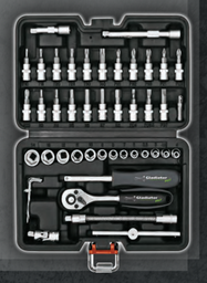 [2144] JUEGO TUBOS 1/4&quot; 46 PIEZAS (pulgadas)